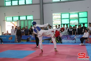 140 vận động viên tranh tài ở môn Taekwondo 