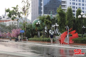 'Giông lốc, mưa lớn gây thiệt hại tại Thành phố