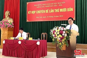 'Kỳ họp chuyên đề thứ 14, HĐND huyện Mai Sơn