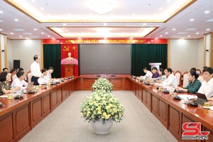 Đoàn kiểm tra của Bộ Nội vụ làm việc với UBND tỉnh Sơn La 
