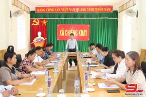 'Tổ công tác của Ban Chỉ đạo 396 nắm tình hình tại huyện Quỳnh Nhai