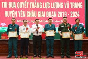 Đại hội thi đua Quyết thắng LLVT huyện Yên Châu giai đoạn 2019-2024