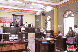 Tòa án nhân dân tỉnh Sơn La tổ chức Phiên tòa trực tuyến