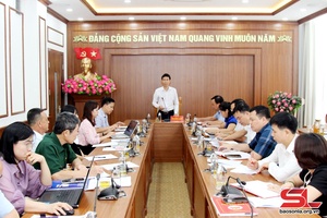 Đoàn giám sát của Ban Chỉ đạo tỉnh về thực hiện quy chế dân chủ ở cơ sở làm việc với Thành phố