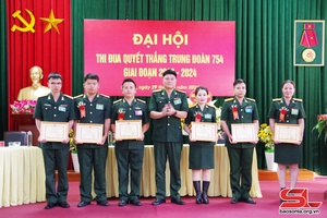 Trung đoàn 754 tổ chức Đại hội thi đua Quyết thắng giai đoạn 2019-2024