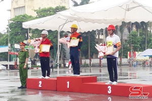 Sơn La đoạt giải ba toàn đoàn Hội thi Tổ liên gia an toàn phòng cháy, chữa cháy vòng 2, khu vực 1