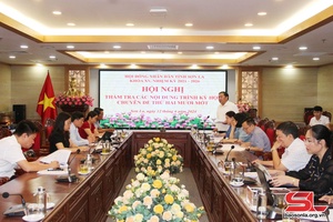 Thẩm tra các nội dung trình Kỳ họp chuyên đề thứ hai mươi mốt, HĐND tỉnh