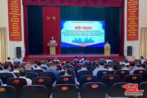 'Công bố Quyết định của UBND tỉnh Sơn La phê duyệt quy hoạch chung thị trấn Quỳnh Nhai