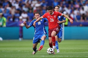 'Bại trận trước Thụy Sĩ, Italia trở thành cựu vương EURO