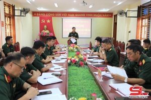 'Bộ Chỉ huy Quân sự tỉnh triển khai công tác Đảng, công tác chính trị 6 tháng cuối năm