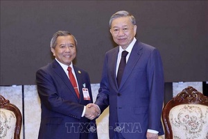 Chủ tịch nước Tô Lâm tiếp Chủ tịch Hội Hữu nghị Lào - Việt Nam