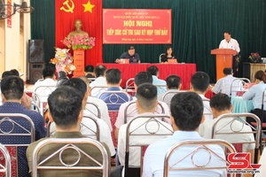 Đoàn đại biểu Quốc hội tỉnh tiếp xúc cử tri tại huyện Thuận Châu