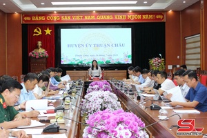 Triển khai công tác kiểm tra đối với Ban Thường vụ Huyện ủy Thuận Châu