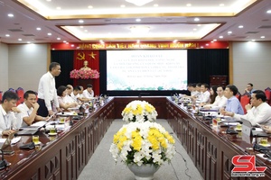 Đoàn khảo sát của Ủy ban Khoa học Công nghệ và Môi trường của Quốc hội làm việc với tỉnh Sơn La