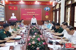 Giao ban công tác báo chí tháng 7