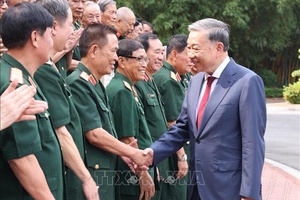 Tổng Bí thư, Chủ tịch nước Tô Lâm gặp mặt đoàn cựu chiến binh Sư đoàn 308