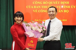 Công bố quyết định của Ban Thường vụ Tỉnh ủy về công tác cán bộ 