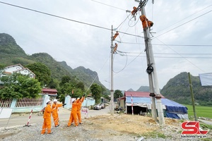 Công ty Điện lực Sơn La chủ động ứng phó với hoàn lưu cơn bão số 3