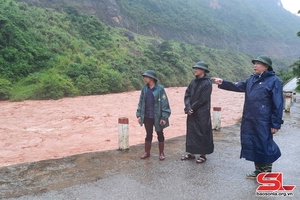 Yên Châu 75 ha lúa, ngô bị vùi lấp do mưa, lũ