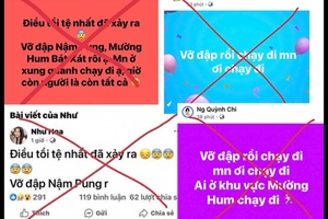 Cảnh giác với âm mưu lợi dụng thiên tai để xuyên tạc, chống phá