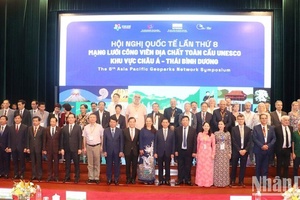 'Khai mạc hội nghị quốc tế lần thứ 8 Mạng lưới Công viên địa chất châu Á-Thái Bình Dương