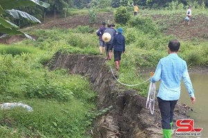 'Sông Mã di dời khẩn cấp 66 hộ dân ra khỏi vùng có nguy cơ sạt lở cao