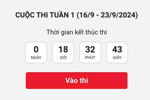 'Hơn 130 nghìn lượt thi “Chung tay vì an toàn giao thông” tuần 1