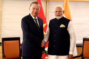 Tổng Bí thư, Chủ tịch nước Tô Lâm gặp Thủ tướng Ấn Độ Narendra Modi