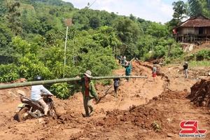 Đảm bảo an toàn cho nhân dân trong vùng bị sạt lở