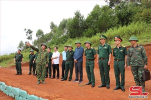 Kiểm tra công tác chuẩn bị diễn tập khu vực phòng thủ huyện Mai Sơn