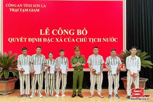 'Lễ công bố Quyết định đặc xá của Chủ tịch nước