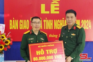 Bàn giao "Nhà tình nghĩa" cho quân nhân có hoàn cảnh khó khăn