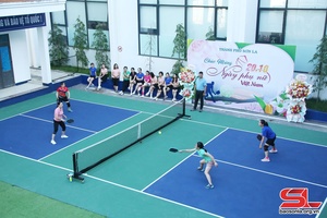 Khai trương sân thi đấu Pickleball và giao lưu thể thao 