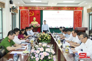 'Đoàn công tác của Trung ương Hội Cựu chiến binh Việt Nam khảo sát công tác phòng, chống ma túy tại Sơn La