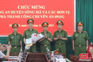 Chúc mừng Công an huyện Sông Mã và các đơn vị phá thành công chuyên án 0911G