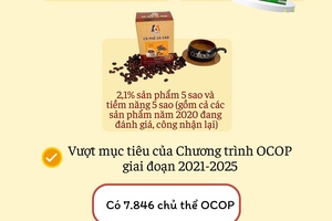 6 năm triển khai, cả nước có hơn 14.000 sản phẩm OCOP