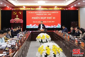 Phiên họp thứ 41, UBND tỉnh khóa XV