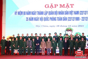 'Mộc Châu gặp mặt Kỷ niệm 80 năm Ngày thành lập Quân đội nhân dân Việt Nam