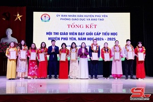 'Phù Yên có 55 giáo viên dạy giỏi cấp tiểu học