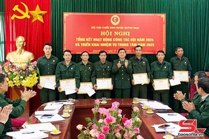 'Hội Cựu chiến binh huyện Quỳnh Nhai tổng kết công tác Hội năm 2024, triển khai nhiệm vụ năm 2025 