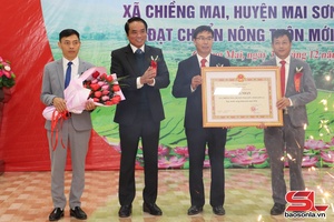 Xã vùng III đầu tiên của huyện Mai Sơn đạt chuẩn nông thôn mới