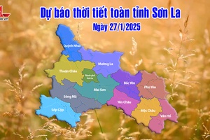 'Dự báo thời tiết toàn tỉnh Sơn La ngày 27/1/2025