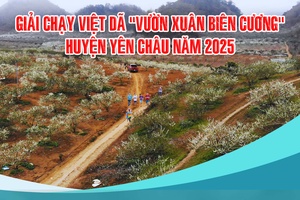 'Giải chạy Việt dã “Vườn xuân biên cương” huyện Yên Châu năm 2025

