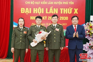 'Đại hội Chi bộ Hạt Kiểm lâm huyện Phù Yên lần thứ X, nhiệm kỳ 2025 - 2030