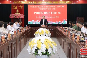 Phiên họp thứ 45, UBND tỉnh khóa XV