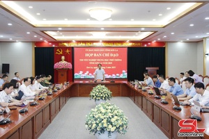 Họp Ban chỉ đạo thi tốt nghiệp THPT tỉnh Sơn La năm 2025
