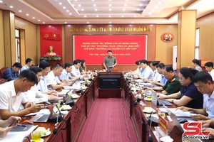 Đồng chí Phó Bí thư Thường trực Tỉnh ủy làm việc với Huyện ủy Sốp Cộp 
