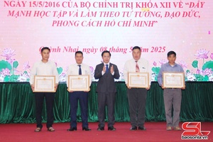'Huyện ủy Quỳnh Nhai tổng kết 10 năm thực hiện Chỉ thị số 05 của Bộ Chính trị