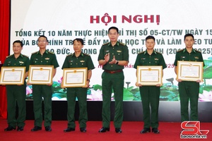 'Bộ đội Biên phòng tỉnh tổng kết 10 năm thực hiện Chỉ thị số 05-CT/TW của Bộ Chính trị
