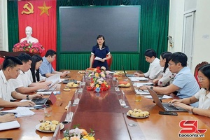 'Đồng chí Chủ nhiệm UBKT Tỉnh ủy làm việc tại huyện Yên Châu